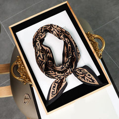 Long Skinny Scarf Ribbon Twilly Scarf Women Headband Satin Hair Ribbon