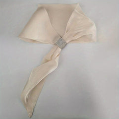 Glitter Rhinestone Twilly Scarf Ribbon Neckerchief Decorative Skinny Sca