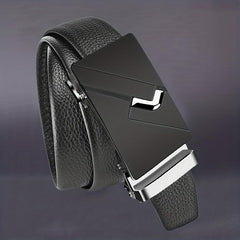 Men's PU Automatic Buckle Pants Belt Wedding Gift