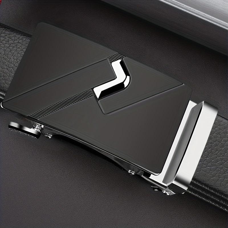 Men's PU Automatic Buckle Pants Belt Wedding Gift