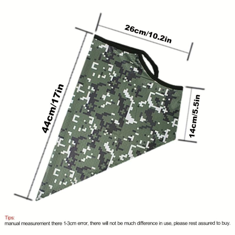 Camouflage Breathable Neck Gaiters Sunscreen Face Mask