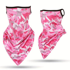 Camouflage Breathable Neck Gaiters Sunscreen Face Mask