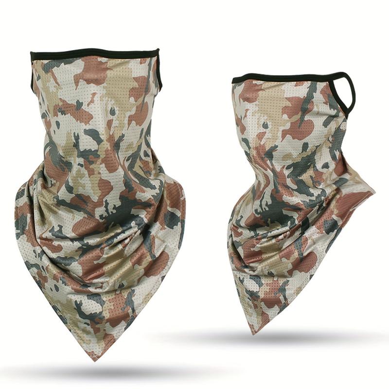 Camouflage Breathable Neck Gaiters Sunscreen Face Mask