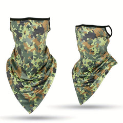 Camouflage Breathable Neck Gaiters Sunscreen Face Mask