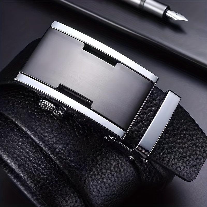 Double Sided Cowhide Business Men's Belt