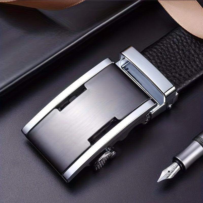 Double Sided Cowhide Business Men's Belt