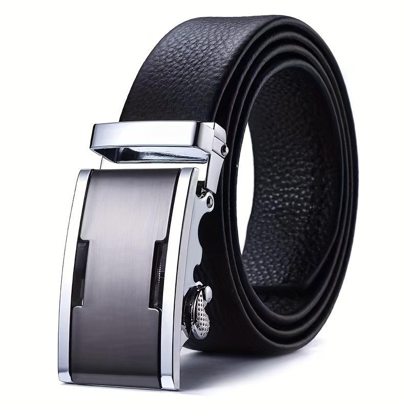 Double Sided Cowhide Business Men's Belt