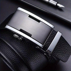 Double Sided Cowhide Business Men's Belt