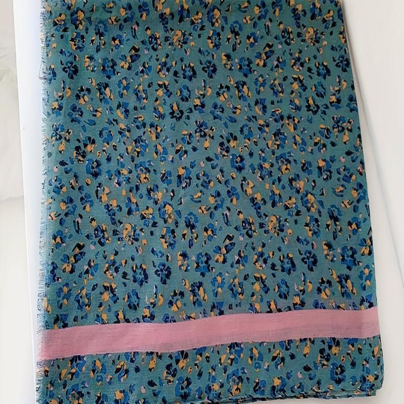 Printed Scarf Tassel Shawl for Women