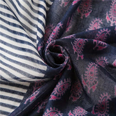 Colorful Paisley Printed Scarf Fringed Shawl Wrap Sunscreen Gauze Scarf