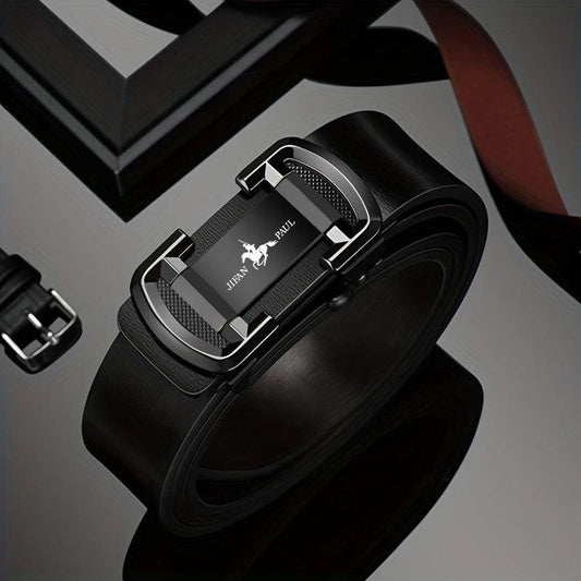 Men's Leather Belt With Automatic Buckle Business Casual Versatile Belt