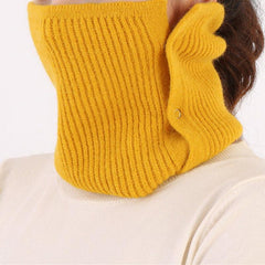 Winter Thermal Knit Scarf Neck Warmer for Women