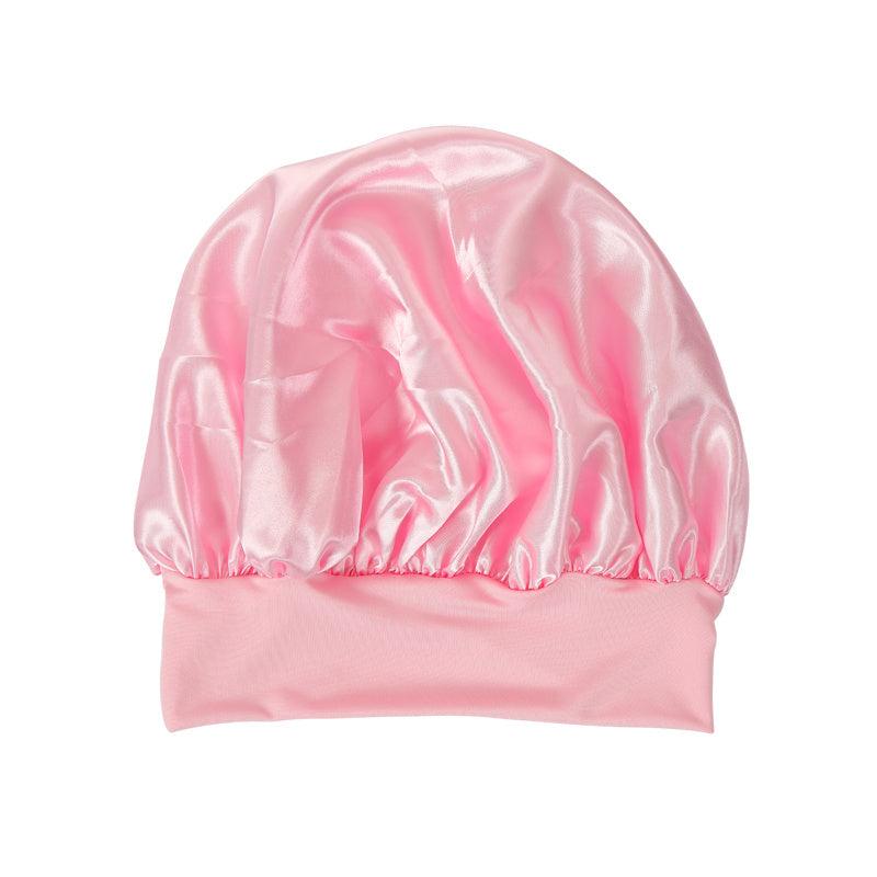 Wide Brim Satin Hair Hat Bonnet Headwear