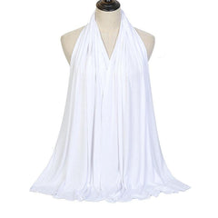 Stretchy Hijab Large Plain Maxi Scarf Shawl High Wrap Warm Eid Mothers