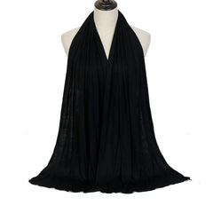Stretchy Hijab Large Plain Maxi Scarf Shawl High Wrap Warm Eid Mothers