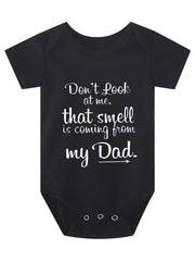 Girls Letter Print Short Sleeve Onesie - Pregnancy Announcement