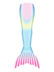 Girls Mermaid Tail Bikini Swimsuit Set