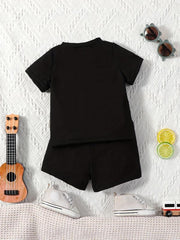 2pcs Baby Mama's Boy T-shirt & Shorts Set for Summer