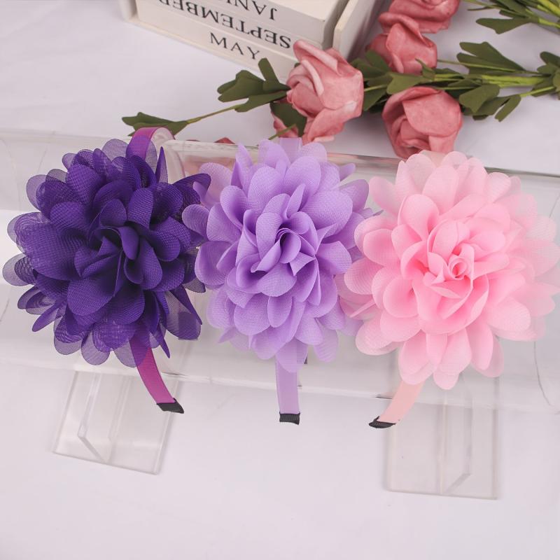 Chiffon Flower Headband for Girls Hair Accessories