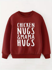 Boys Letter Graphic Sweatshirt Spring Fall