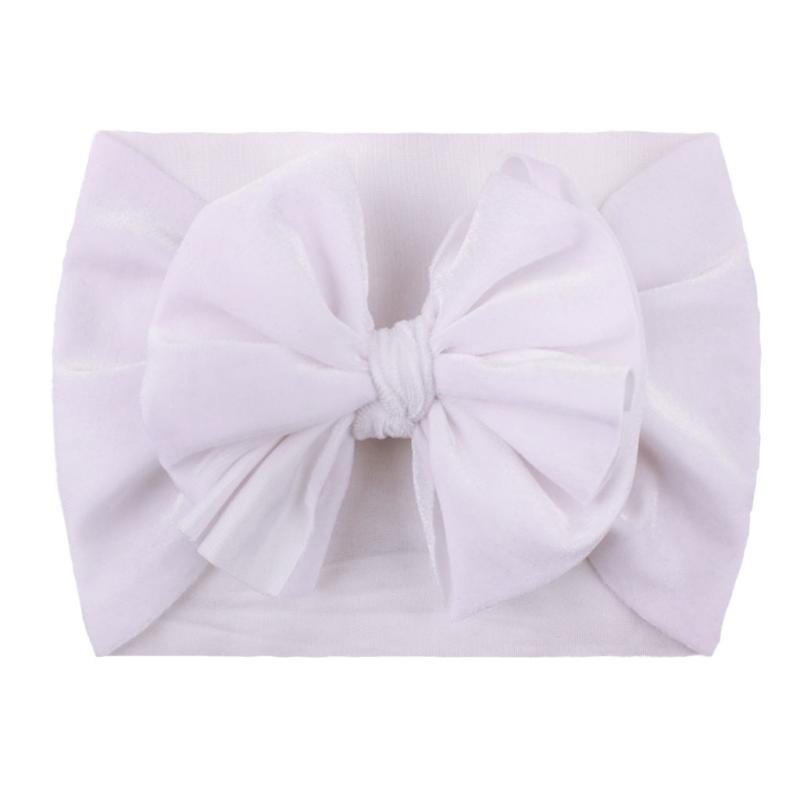 Velvet Bow Headband for Newborn Baby Girls