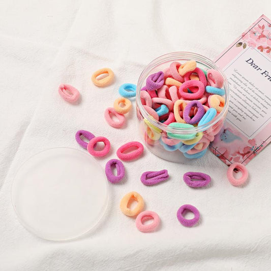 100pcs High Stretch Hair Rope Hair Bands for Girls
