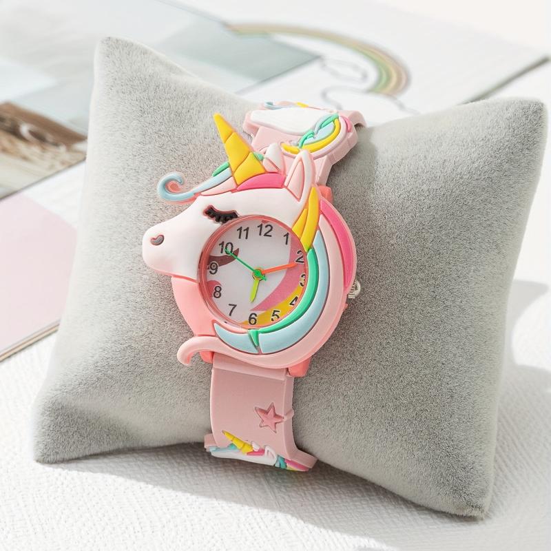 Cartoon Unicorn Watch Holiday Gift for Girls