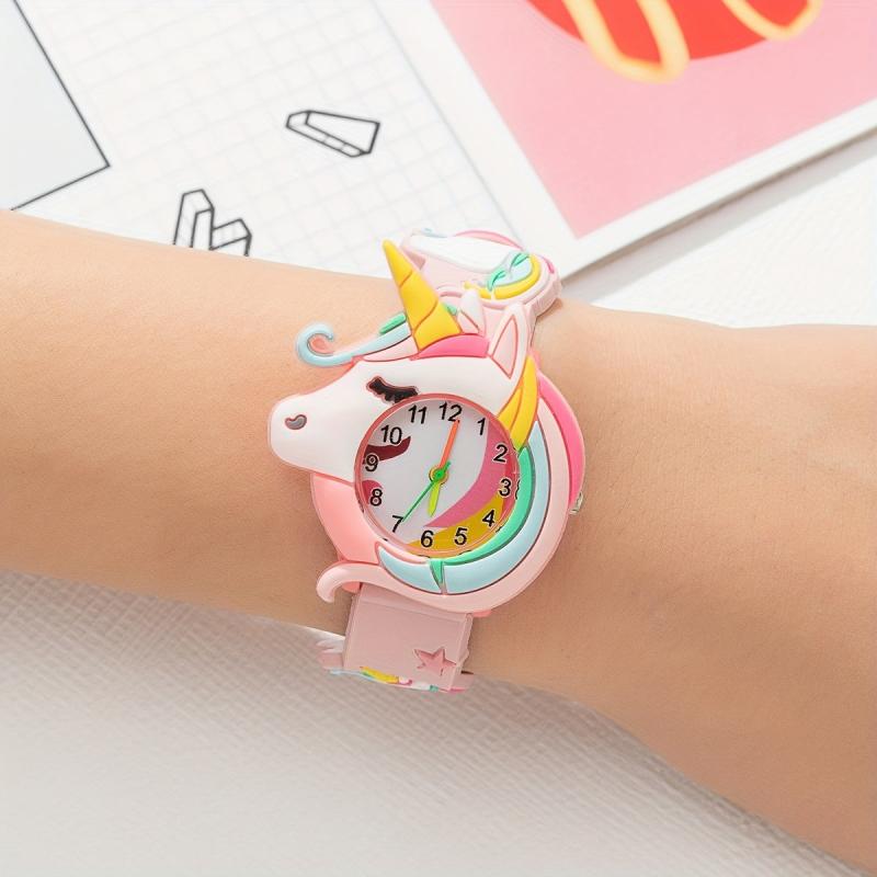 Cartoon Unicorn Watch Holiday Gift for Girls