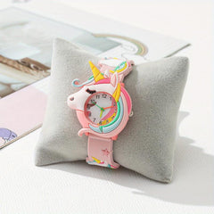 Cartoon Unicorn Watch Holiday Gift for Girls