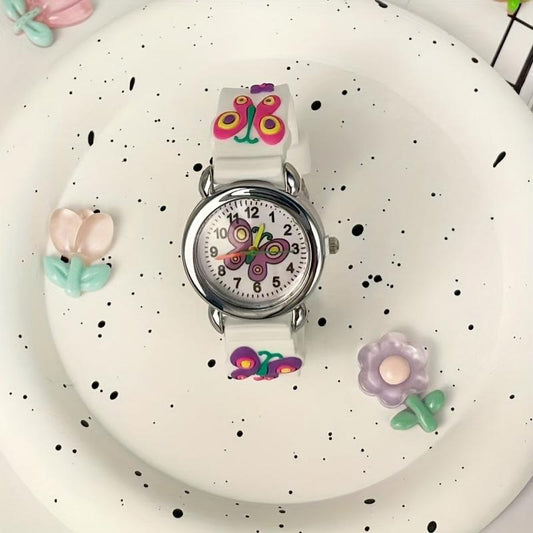 Kid's Butterfly Style Unicorn Watch Girls Accessories