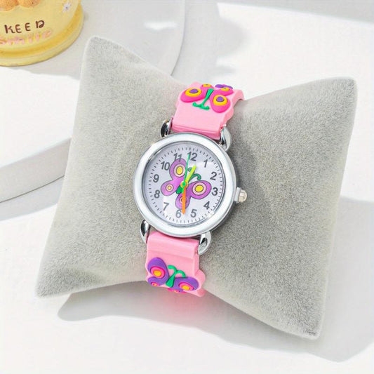 Kid's Butterfly Style Unicorn Watch Girls Accessories