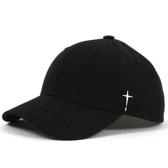 Casual Baseball Cap Cross Embroidery Dad Hat Adjustable Vintage Sports Hats