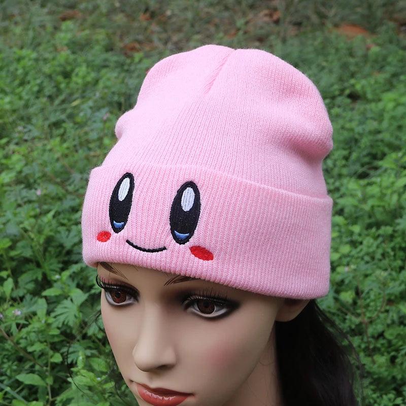 Cartoon Embroidery Beanie Hat Candy Knit Warm Skull Cap