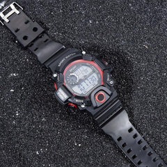 Casual Digital Screen Silicone Watchband Multifunctional Electronic Watch