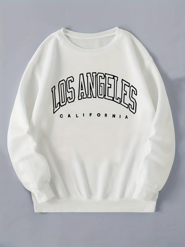 LA Print Crew Neck Sweatshirt