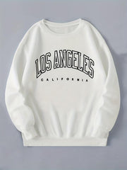 LA Print Crew Neck Sweatshirt