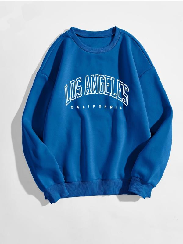 LA Print Crew Neck Sweatshirt