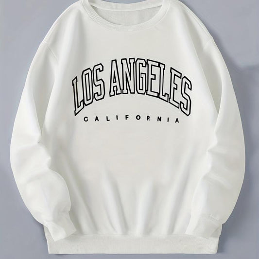 LA Print Crew Neck Sweatshirt