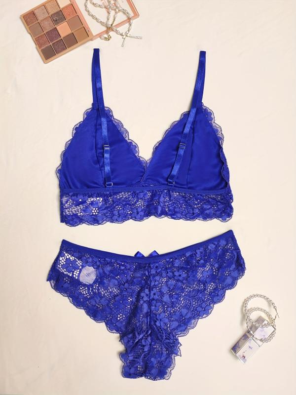 Floral Lace Lingerie Set Bra & Panty