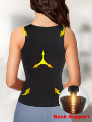 Zipper Corset Tank Top Waist Trainer Tummy Control Body Shaper