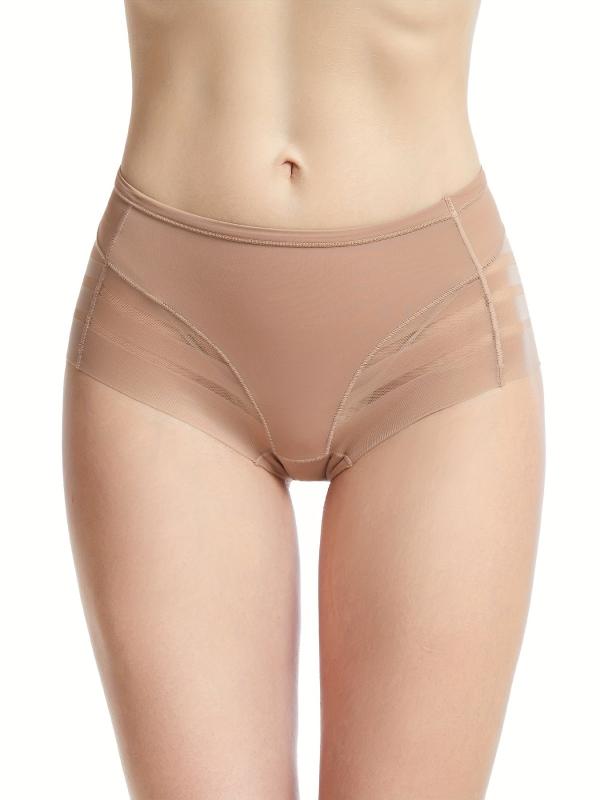 Mesh Stitching Shaping Panties Tummy Control Slimmer Panties