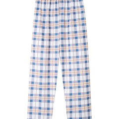 Plaid Pajama Bottoms Colorblock Comfort Loose Long Pants Women's Loungewear
