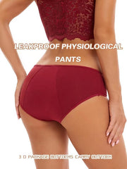 3pcs Menstrual Period Panties Full Cover Anti Leak Women's Lingerie