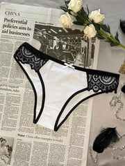 5pcs Lace Briefs Colorblock Intimates Panties Women's Lingerie