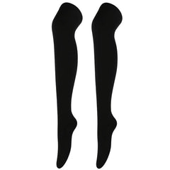 Solid Thigh High Socks Over The Knee Stockings