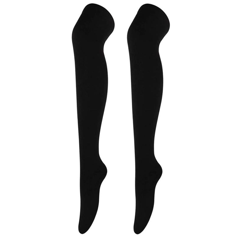 Solid Thigh High Socks Over The Knee Stockings