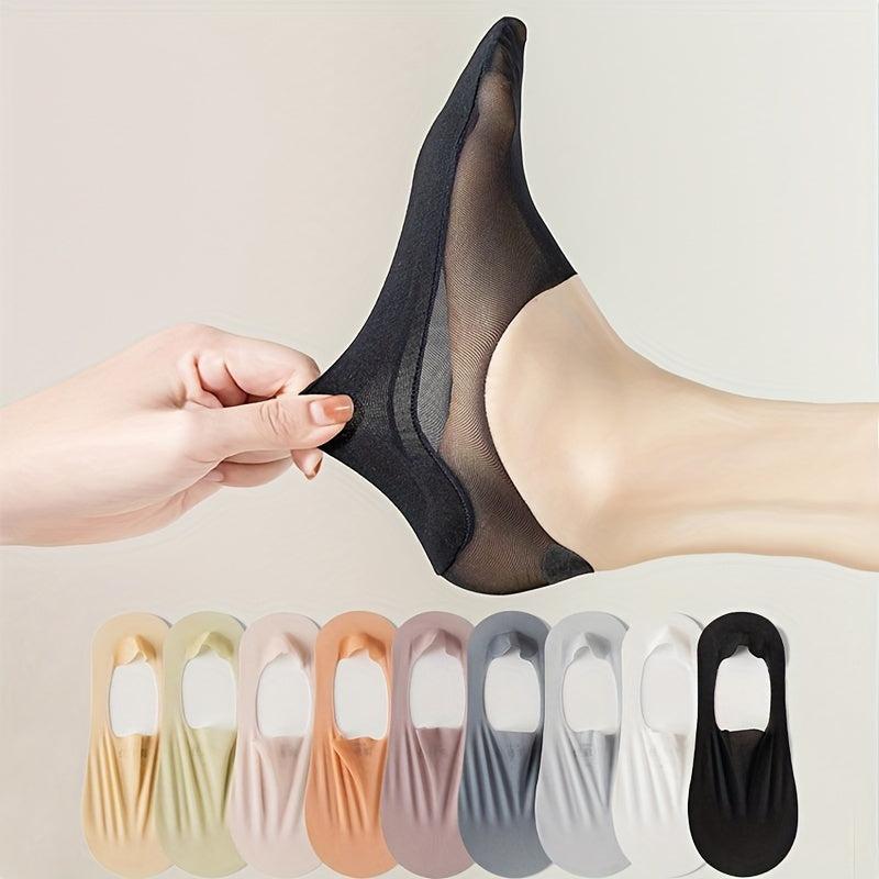Ultra thin Breathable Ankle Socks Non slip Invisible Stockings