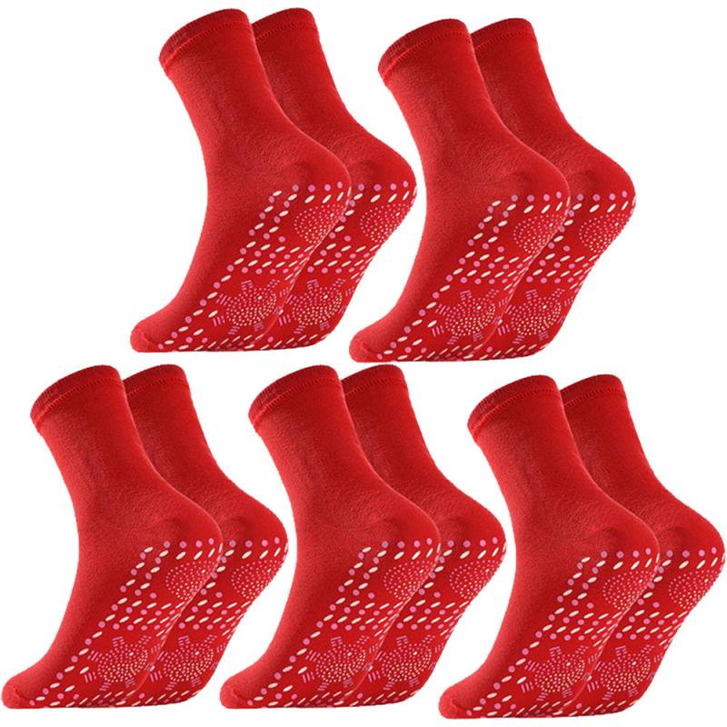 5 Pairs Self heating Socks For Women And Men Foot Massage Heated Socks