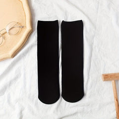 2 Pairs Plush Lined Socks for Women