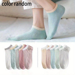 10 Pairs Short Socks Soft & Lightweight Women's Stockings